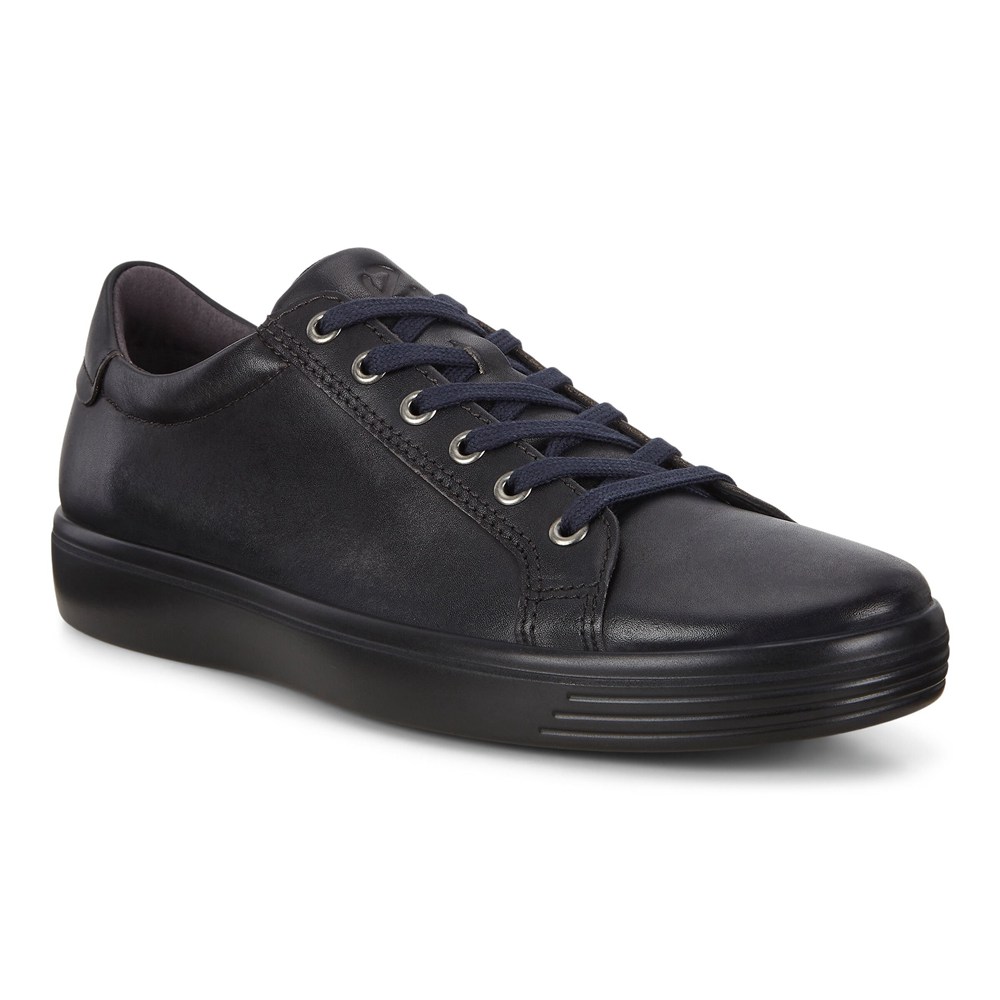 Mens Sneakers - ECCO Soft Classic - Black - 9238TAVIZ